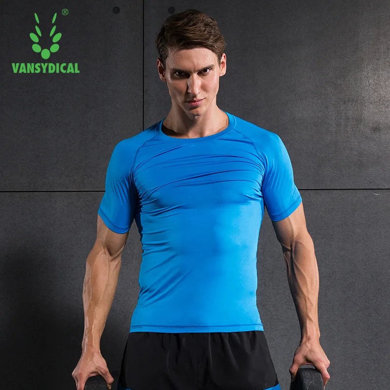 Buy OEM Men's Compression Shirts Short Sleeve Base Layer tights Fitness Cycling