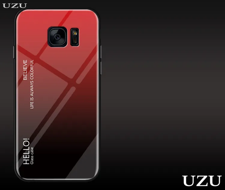 Жесткая задняя крышка из закаленного стекла для samsung J7 J5 J3 силиконовая рамка градиентный чехол для samsung J2 J5 J7 Prime чехол