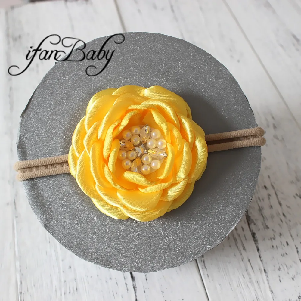 nylon fabric flower headband 20