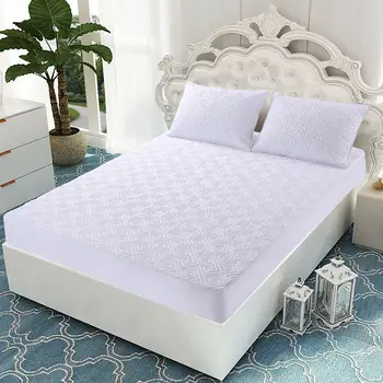

Mattress Cover 100% Polyester Fabric Microfiber Filler Suture Body Sheet Elastic Full Cover Protection Mattress