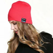 XEONGKVI Европа Америка беспроводной Bluetooth музыка вязаная шапка осень зима шапки для мужчин и женщин бренд чистый цвет Skullies шапочки