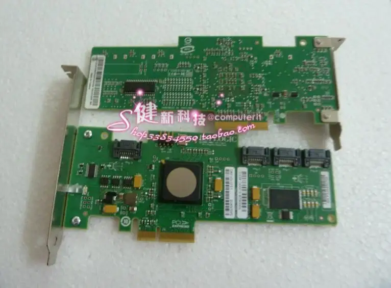 LSI SAS 3444E-R 8 портов HBA JBOD SFF8088 SATA x4 MiniSAS 3 ГБ PCI-E X8 карта контроллера | Электроника