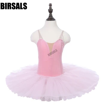 

Childs Ballet Tutu Dress Pink Performance Pre-professional Ballet Tutu stage Costumes Skirts Leotards Dancewear PPL18044F