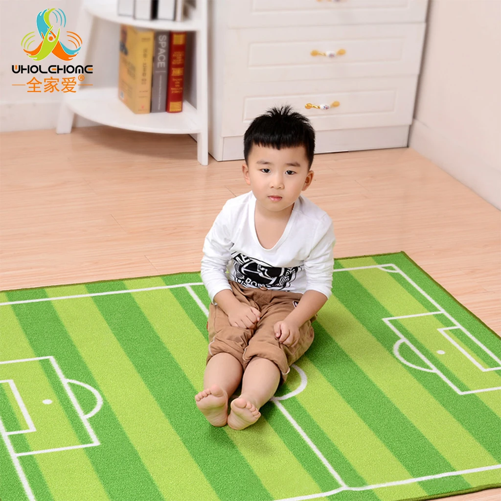 1PCS 100x130cm Children Football Field Gate Carpet Jogging Football