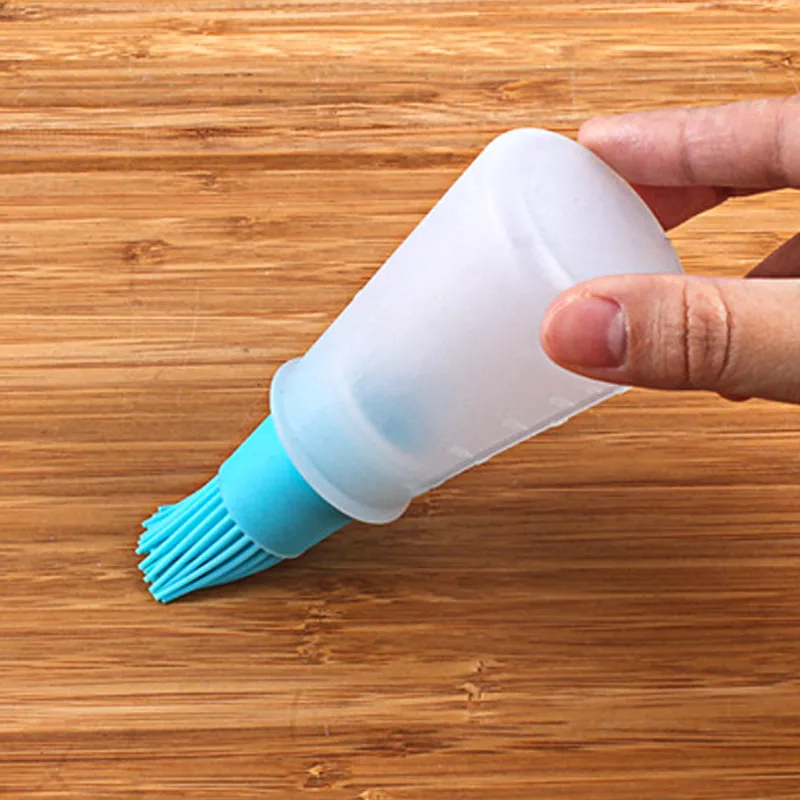 Superior Kitchen font b Gadget b font Barbecue Oil Silicone Baking Kitchen Oil bottle With Brush