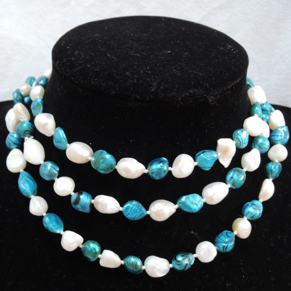

100% NATURE FRESHWATER PEARL LONG NECKLACE-120 cm necklace