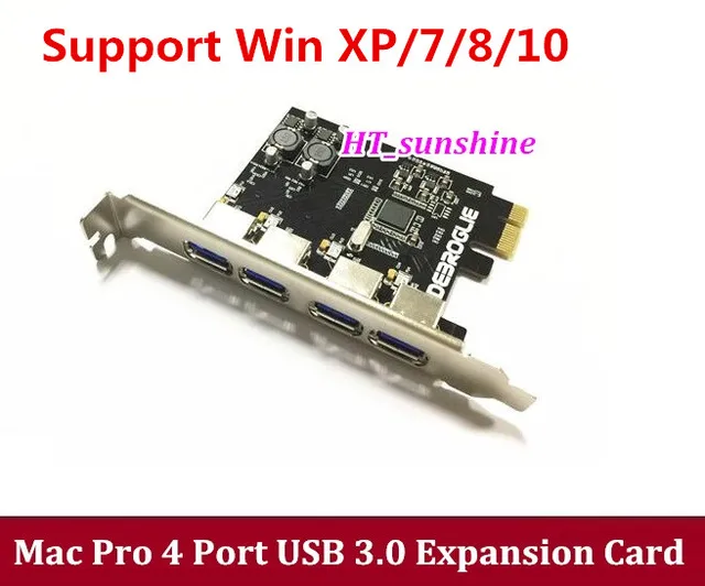 De broglie 1pcs superspeed usb 3.0 4 port pcie expansion enclosure