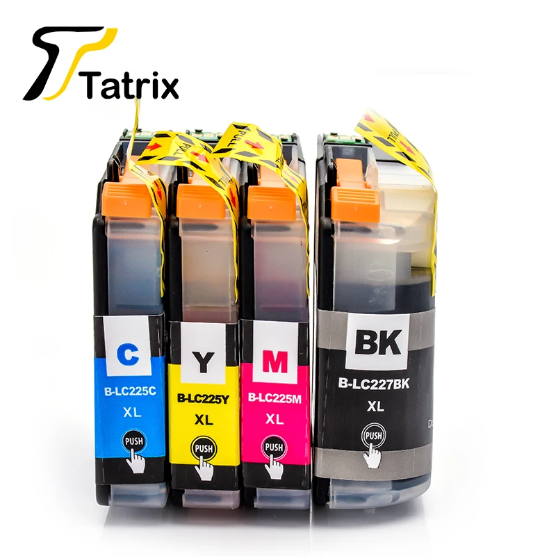 Tatrix LC227 LC225 LC227XL LC225XL Full Ink Cartridge Compatible For Brother DCP-J4120DW/J4420DW/J4620DW/J4625DW/J5620DW/J5625DW