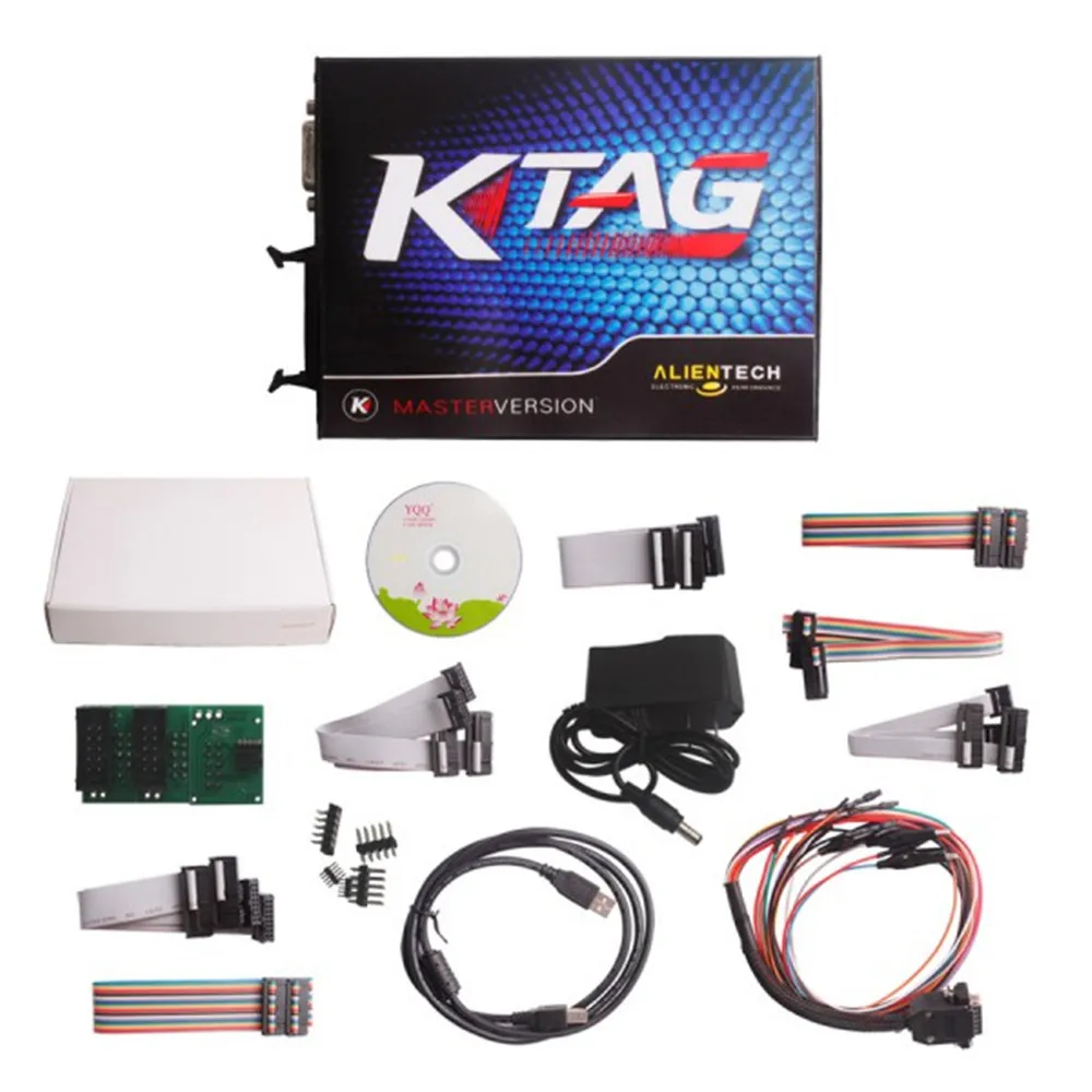 Новейший V2.11 FW V6.070 KTAG K-TAG ECU программирование Инструмент Мастер версия с неограниченное