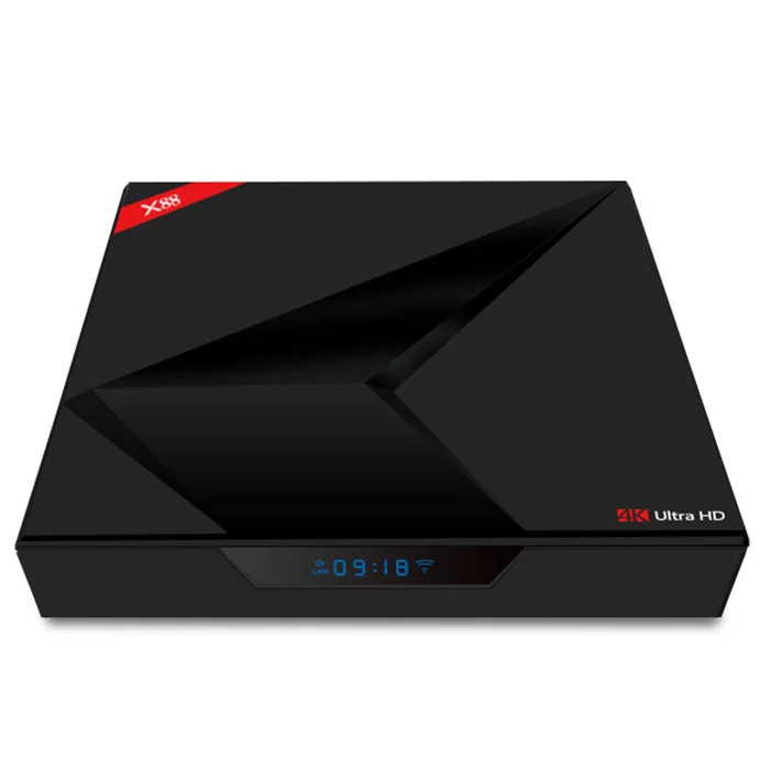 

X88 Android7.1 Smart TV Box RK3328 4GB RAM 32GB ROM 2.4G/5G WiFi BT4.1 H.265 4K UHD Media Player Voice Control Set Top Box