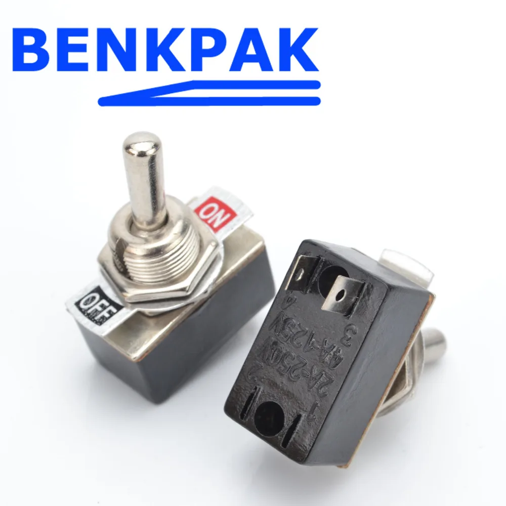 

BENKPAK 12MM 2pin toggle switch ON-OFF