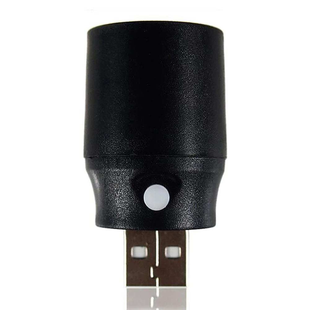 

TD +Hot Sale+ Portable Colorful Shell Torch Mini USB LED Light Nightlight Camping Outdoor Flashlight Cool White Light #