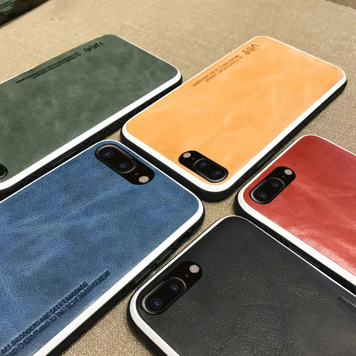 

For IPhone 7 Case Luxury Genuine Leather Fitted Cover for Iphone 7 Plus Case Uee Original Design for Iphone 8 Plus 7plus Case
