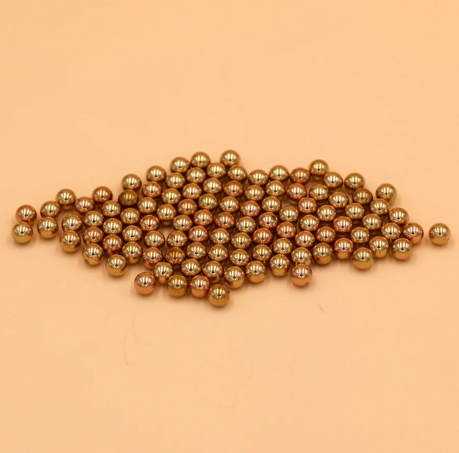 7/32'' Inch ( 5.556mm ) 10 PCS Solid Brass ( H62 ) Bearing Ball Free Shippingball bearing screw