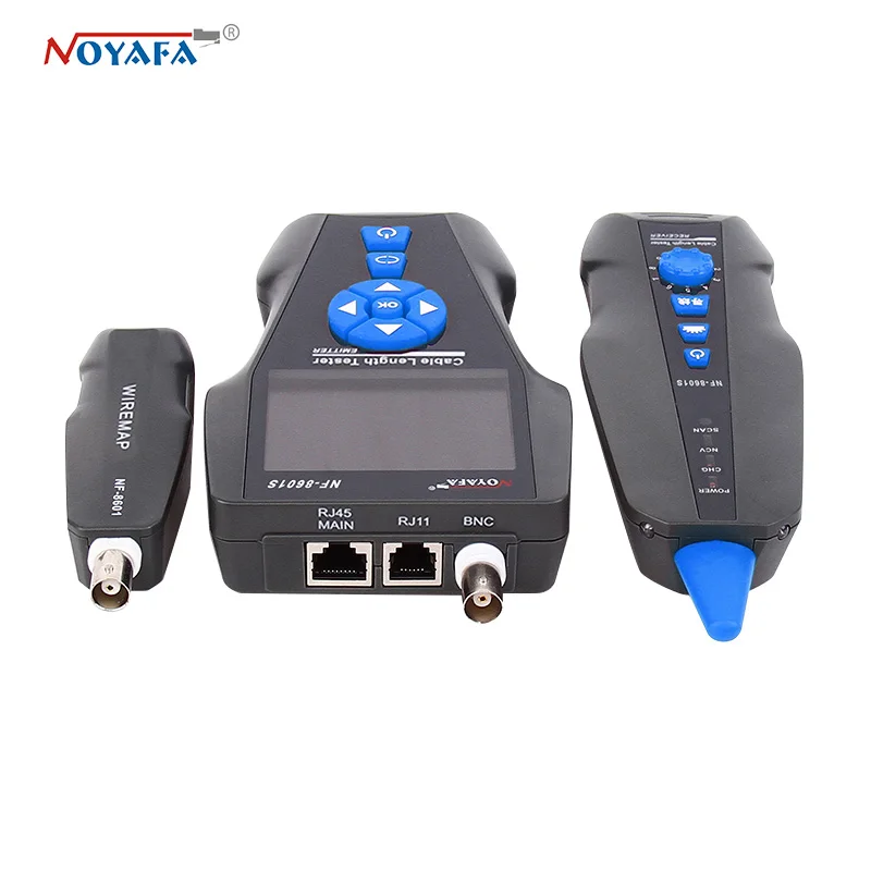 NOYAFA NF-8601S TDR Tester Network Cable Tester Tracker RJ45 RJ11 lan cable length telephone tracker+POE+PING+Voltage detector