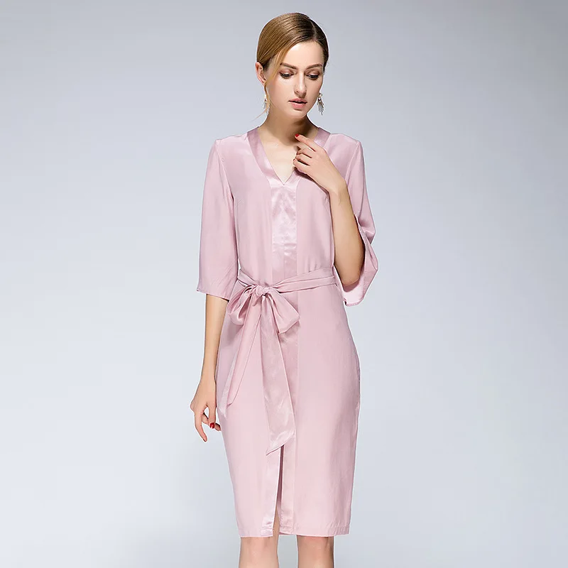 Zijden bloemen beach boho bohemian party plus size club lange slapen jurken casual sexy vrouwen 2019 lente zomer roze Losse Zijden bloemen beach boho bohemian party plus size club lange slapen jurken casual sexy vrouwen 2019 lente zomer roze Losse