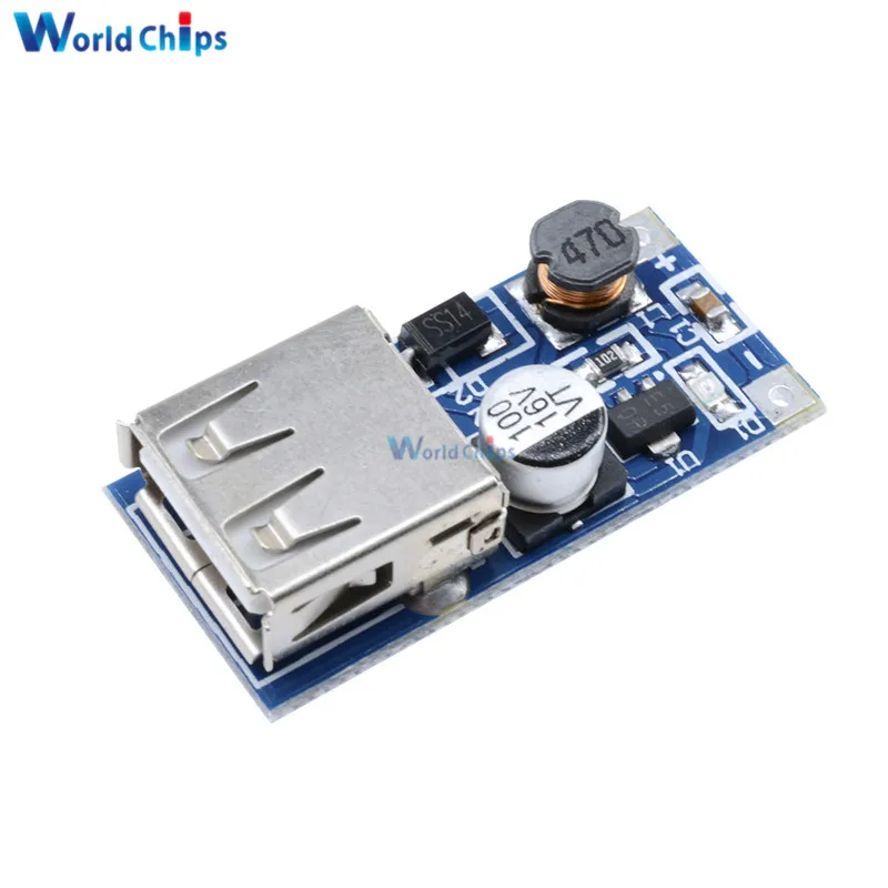 

2Pcs 0.9V-5V to 5V DC-DC USB Voltage Converter Step Up Booster Power Supply Module 600mA PFM Control Mini Mobile Booster