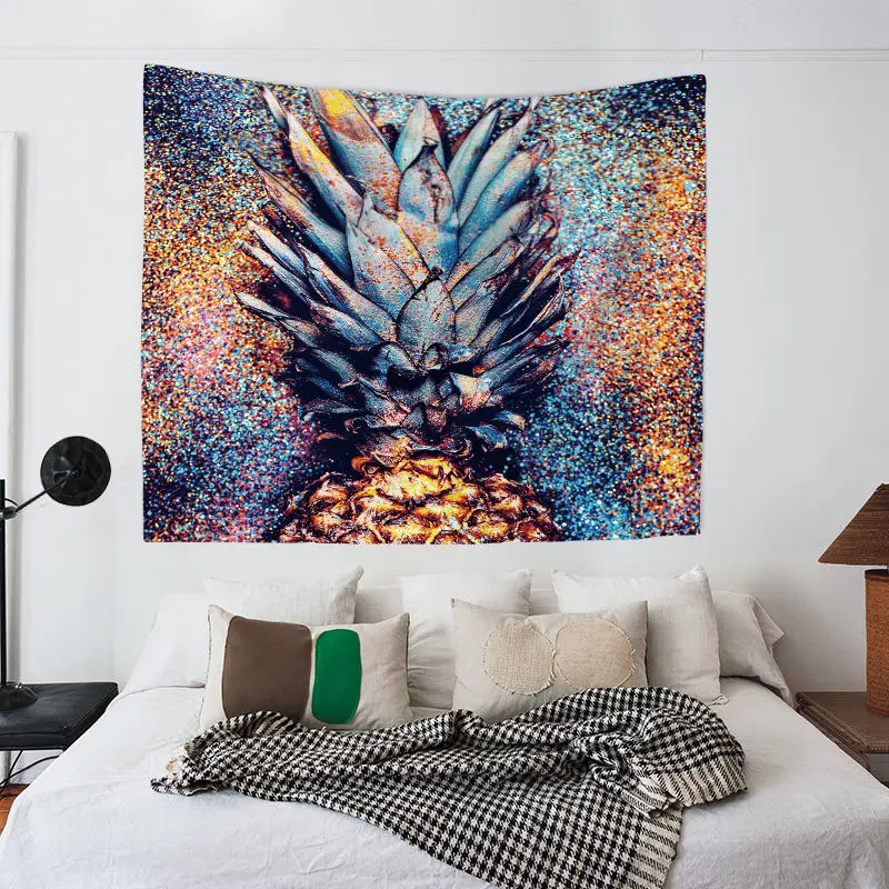 

Pineapple 3D printed wall tapestry big Pineapple home boho wall decor blanket tapiz pared tela polyester tapisserie carpet towel
