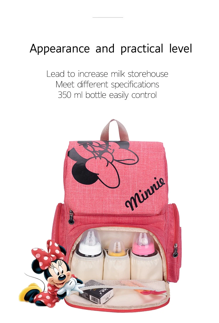 Disney Baby Organizer рюкзак Wickeltasche Пеленки сумки Maman Mochilas Maternales Микки маг Sac Bolsa Детская сумка для мамы