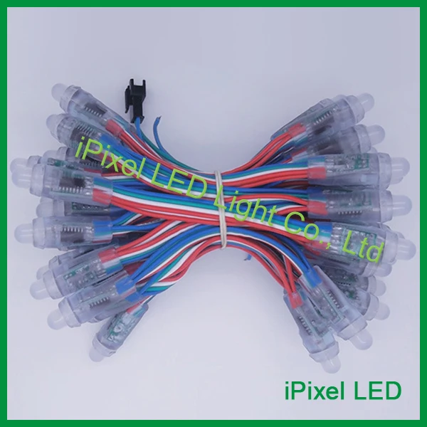 US $200.00 50pcsstring ws2811 12mm pixel flashing single light led chain light