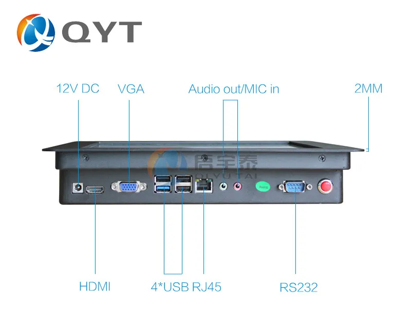 10,4 "прочный win7/8/10 tablet PC с i5 rs232 rj45 dc prot резистивный сенсорный 800x600 промышленных Панель ПК с 4 ГБ ddr3/32 г SSD