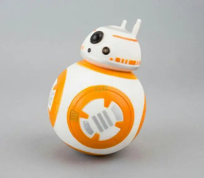 

NEW hot 12cm Star Wars The Force Awakens BB8 BB-8 Droid Robot tumbler touch luminous voice action figure toys
