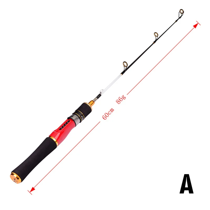 

60/70/80cm Winter Ice Fishing Rod Hard Rod Detachable Winter Ice Fishing Rod Carp Fishing Rod
