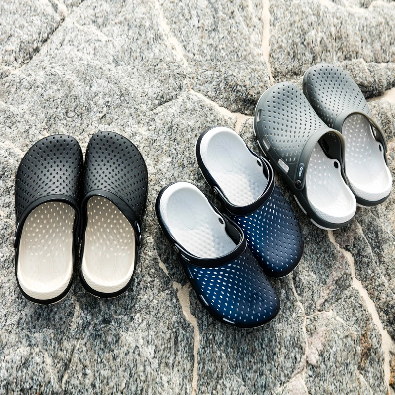 Hole Shoes Male Men Sandals crocse Clogs Sandalias hombre croc Shoes Sandles Mens Sandals Men Slippers Summer Sandalet New 2019