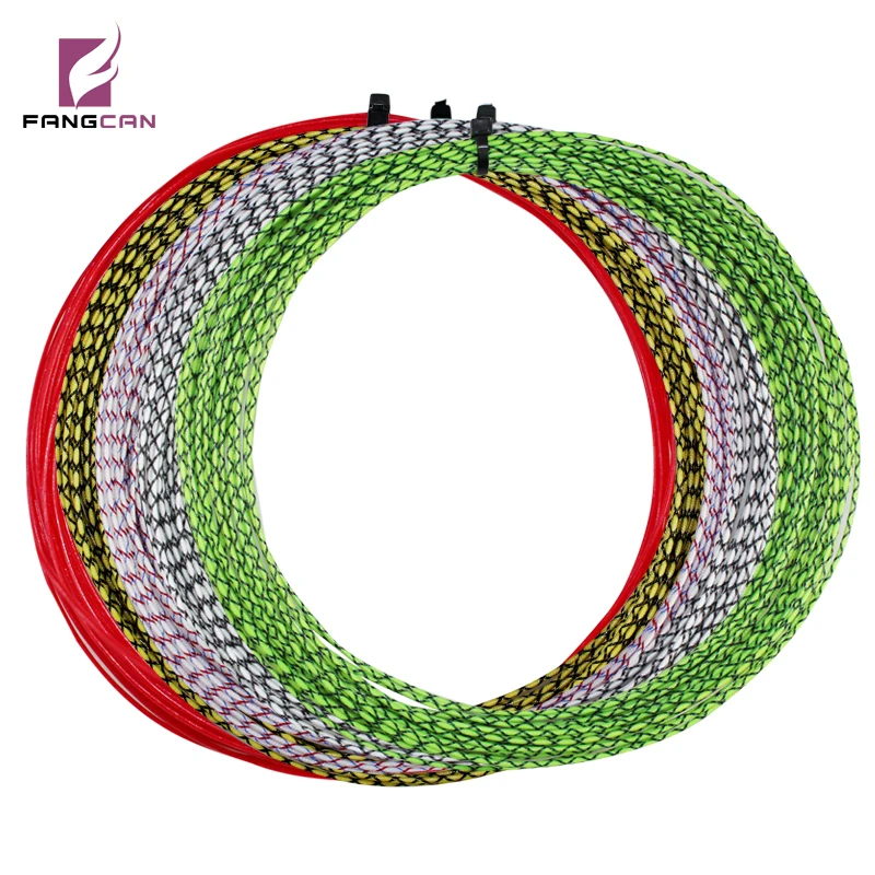 

5pcs FANGCAN High Quality Squash String Grade A Nylon Racket String with Cross Color 10m