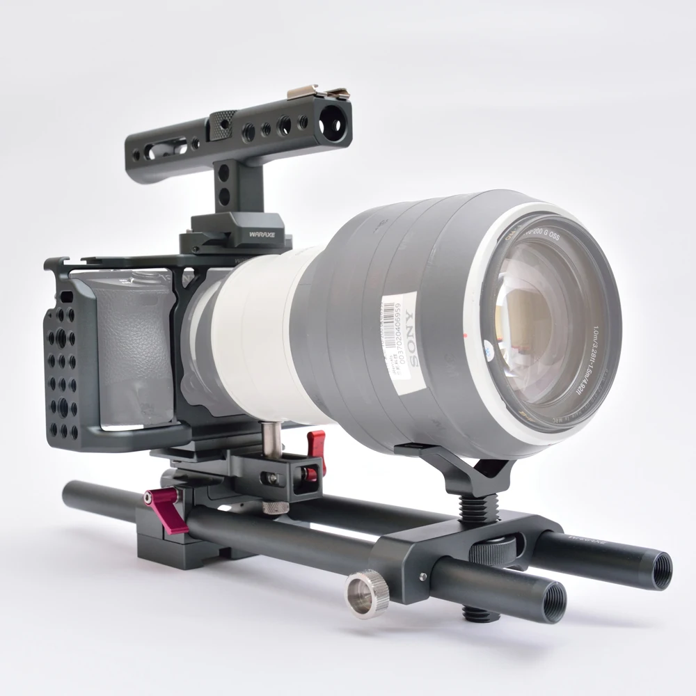 Комплект для профессиональной фотосъемки Rabbit клетка видеокамеры подходит Sony A6000