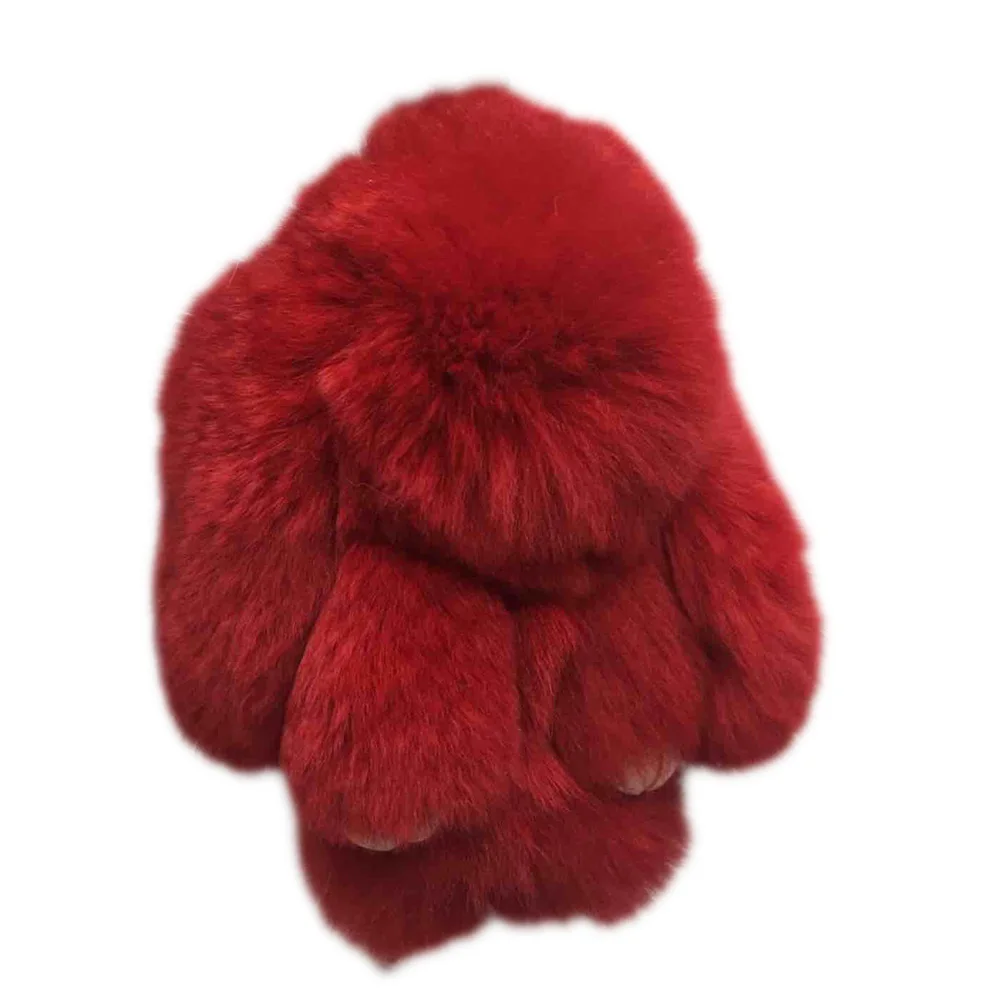 Кролик мех кролик брелок модный мех pom брелок кролик игрушка кукла подвесные украшения аксессуары