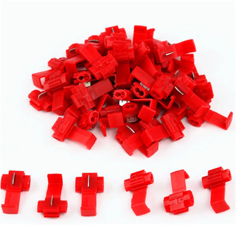 

500pcs Scotch Lock Quick Splice 18-22AWG Electrical Terminals Tap Scotchlock Assortment Wire Connectors