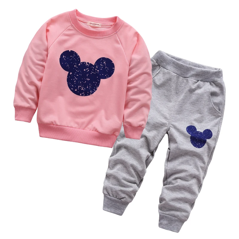 

Baby Girl Clothes 2019 Autumn Baby Clothing Sets Cartoon Printing Sweatshirts+Casual Pants 2Pcs for Baby Clothes