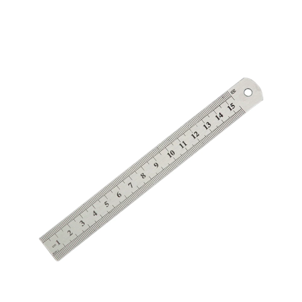 

Stainless Sewing Foot Sewing 15/20cm Stainless Steel Metal Straight Ruler Ruler Tool Double Sided Measuring Tool