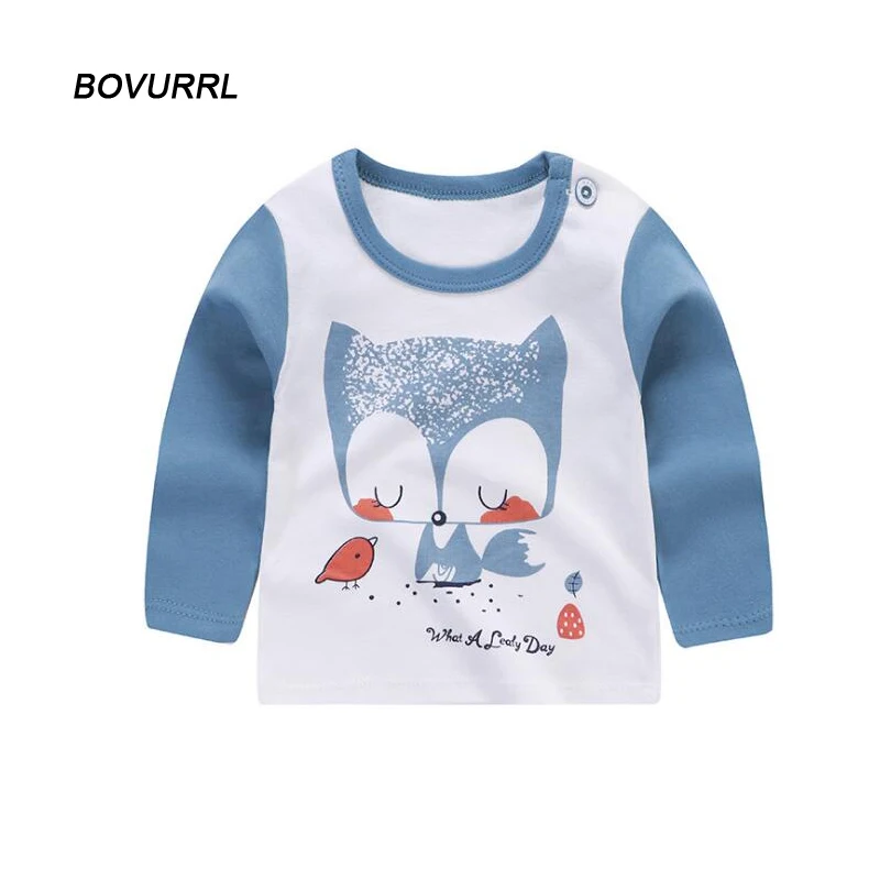 

BOVURRL Children Autumn Long Sleeve Tops Boys Clothes Striped Kids T Shirts For Boy Baby Boy Sweatshirt