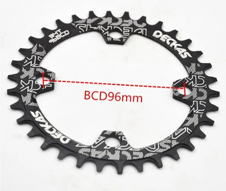 Deckas 96 BCD овальная Звездочка 32/34/36/38 T для Shimano M7000/8000 узкий и широкий MTB велосипедная цепь, для велосипеда рукоятка колеса