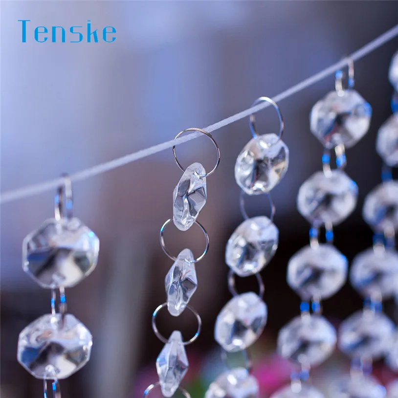 

shades 33FT 1 M DIY Wedding Decor Diamond Curtain Acrylic Crystal Beaded Curtain 2018 Dropshipping