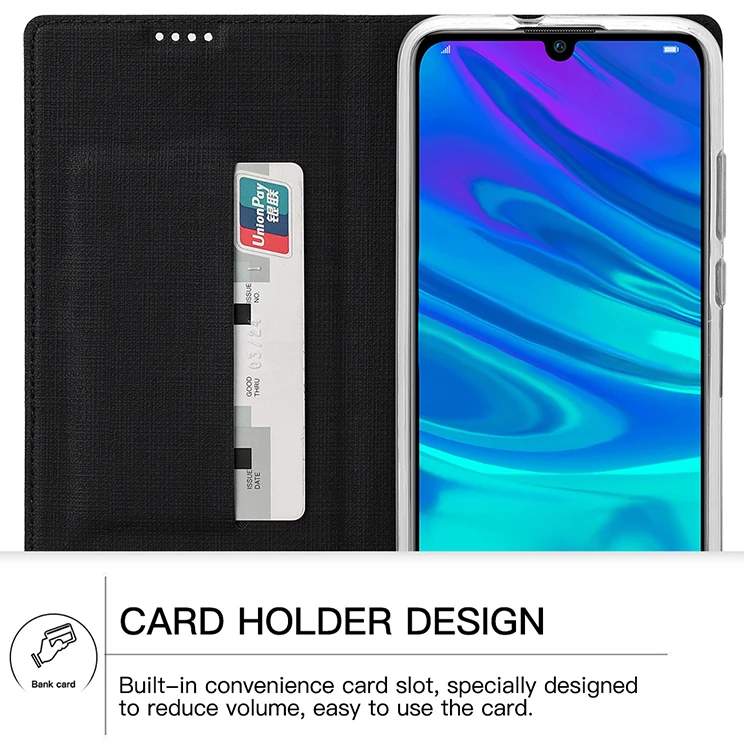 Винтажный кожаный чехол для huawei P Smart Plus, противоударный флип-чехол с бумажником, чехол s для huawei P Smart Plus