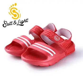 

JUSTSL 9 colors boys girls beach sandals 2017 summer fashion casual non-slip resistant convenient shoes for kids