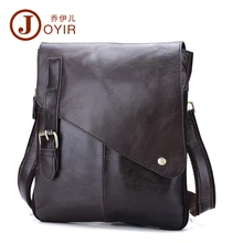 2017 100% Genuine Leather Men’s Shoulder Bag Casual Messenger Crossbody Pack Travel Small Money Belt Bag Men Small Bags B205