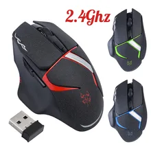 2,4 ГГц мини беспроводная оптическая игровая мышь Мыши и usb-приемник для ПК ноутбука#1030