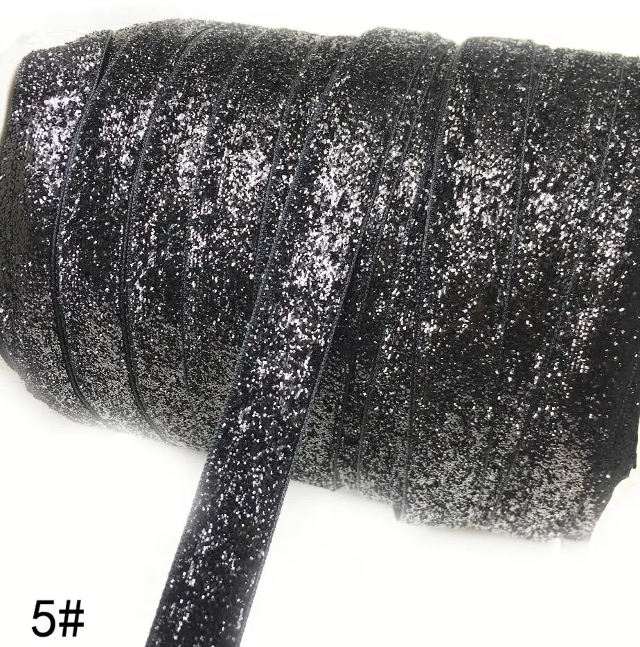 5 м/лот 15 мм блестящая бархатная лента Свадебная вечеринка Рождественский обруч-украшение для волос ручной работы подарочная упаковка для девочек DIY бантик для волос