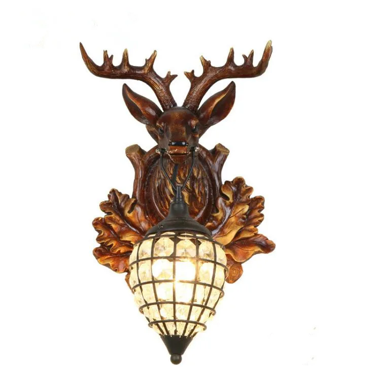 2018 абажур настенный светильник для американской деревни спальни прикроватный