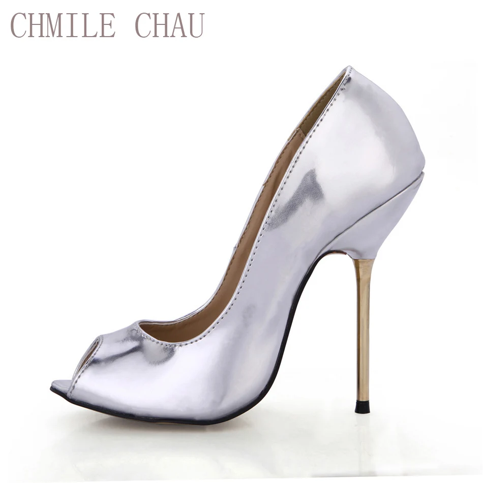 CHMILE CHAU Sexy Party Shoes Women Peep Toe Stiletto High Iron Heels Vogue Ladies Pumps Plus Sizes 9.5 Zapatos Mujer 3845-a8 CHMILE CHAU Sexy Party Shoes Women Peep Toe Stiletto High Iron Heels Vogue Ladies Pumps Plus Sizes 9.5 Zapatos Mujer 3845-a8