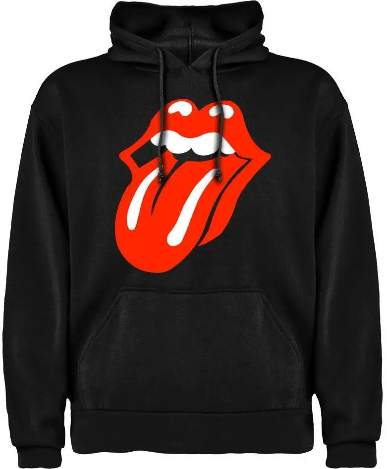 The Rolling stones Tongue Sudadera con capucha y bolsillo|Sudaderas con  capucha y sudaderas| - AliExpress