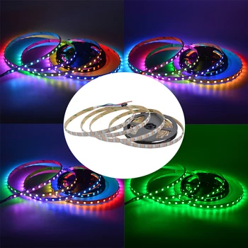 

1m/4m/5m WS2813(Dual-signal wires)30/60 leds/m 2813 individually led pixel strip WS2812B Updated Black/White PCB IP30/65/67 DC5V