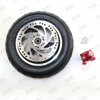 

10x2.50 High quality tire and aluminum alloy wheel hub with brake discs for electric scooter balancing car