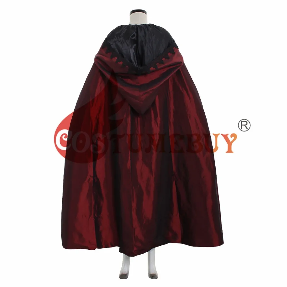 CostumeBuy длинный мантия Шелковый плащ пальто куртка Wicca халат средневековый Плащ Хэллоуин опера Косплей вечерние ведьмы костюм волшебника LARP