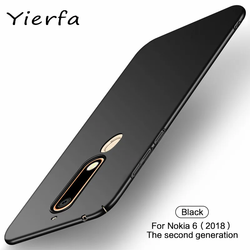 Для Nokia 6 2018 чехол для телефона крышка ультра-тонкий Гладкий Жесткий ПК полный