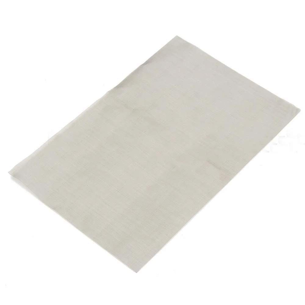 

1pc Stainless Steel Woven Wire Mesh High Strength Screening Sheet Filter 30*20cm 180/300/325/400 Mesh For Machinery Manufacture